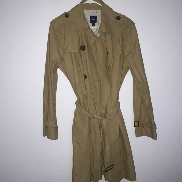 GAP Jackets & Blazers - Gap Tan Trenchcoat